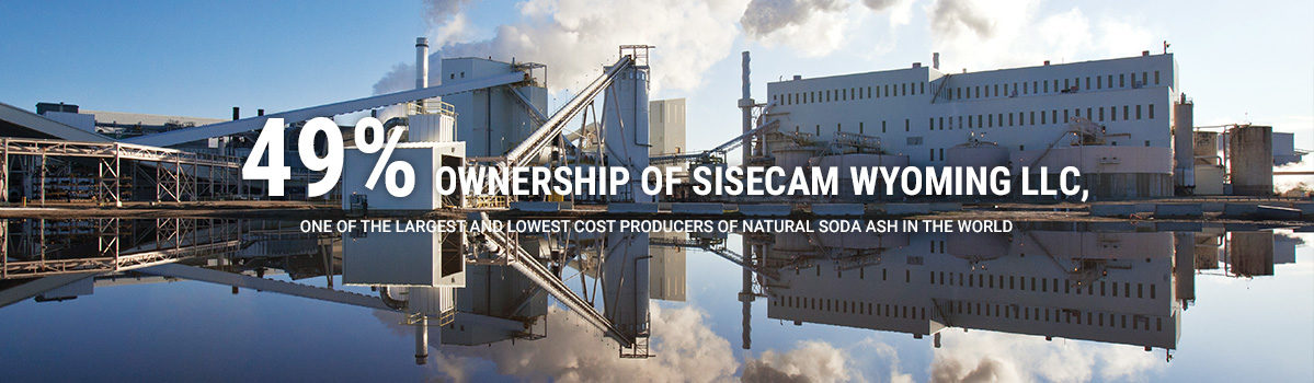 49% Ownership of Sisecam Wyoming LLC